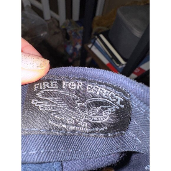 Fire For Effect Navy Hat Cap OSFA EUC - Picture 4 of 5